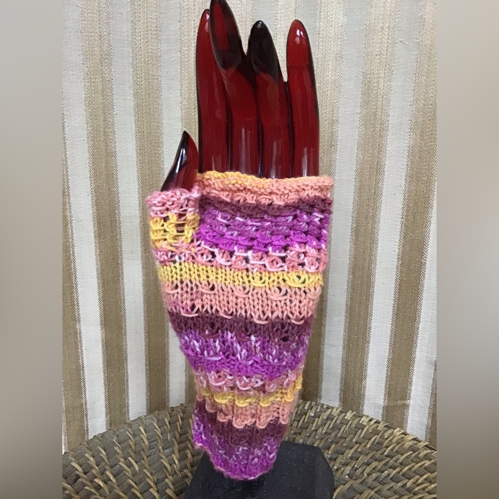 Hand Knit Fingerless Gloves